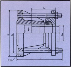 VSSJA(AF)型法兰松套伸缩器结构图