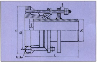 VSSJA-1单法兰限位伸缩器结构图