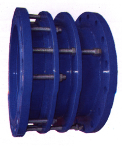 伸缩器VSSJA-2/B2F双法兰球墨铸铁管道碳钢松套限位补偿