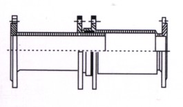 CS型热力管道伸缩器结构示意图
